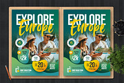 Explore Europe Flyer Template, a Flyer Template by Boostock (Thumbnail 5 of 6)
