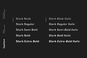 Stark - A Modern Sans Serif, a Sans Serif Font by Cassandra Cappello (Thumbnail 2 of 5)