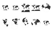 100 World Projections Vector Set, an Education Illustration by Eugene Ga (Thumbnail 4 of 7)