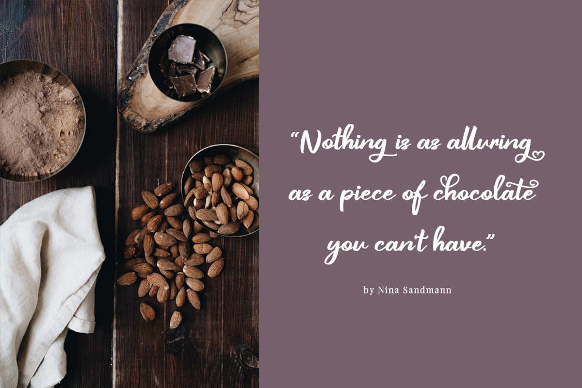 Chocolate Story - Script Font, a Script Font by FHFont (Photo 8 of 9)