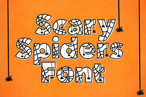 Scary Spiders Font