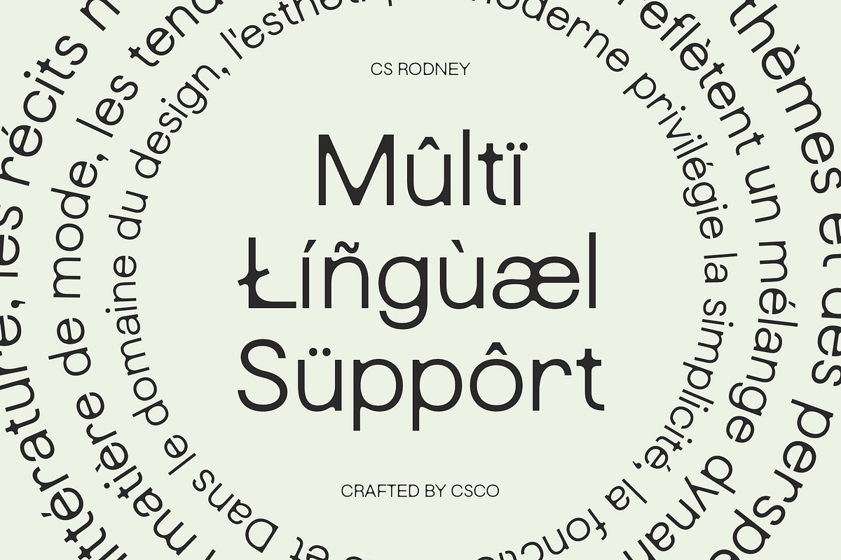 CS Rodney – Sans Serif Typeface, a Sans Serif Font by Craft Supply Co. (Photo 7 of 8)