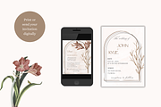 Vintage Wedding Invitation Templates, an Invitation Template by Avyukta Envision Digital (Thumbnail 2 of 6)