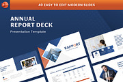 Annual Report PowerPoint Template, a Presentation Template by Premast (Thumbnail 1 of 5)
