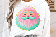 Pastel Santa PNG, an Illustration by Libby Wishes (Thumbnail 2 of 7)