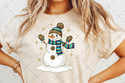 Colorful Glitter Christmas Snowman, an Illustration by Craft Nest (Thumbnail 5 of 6)