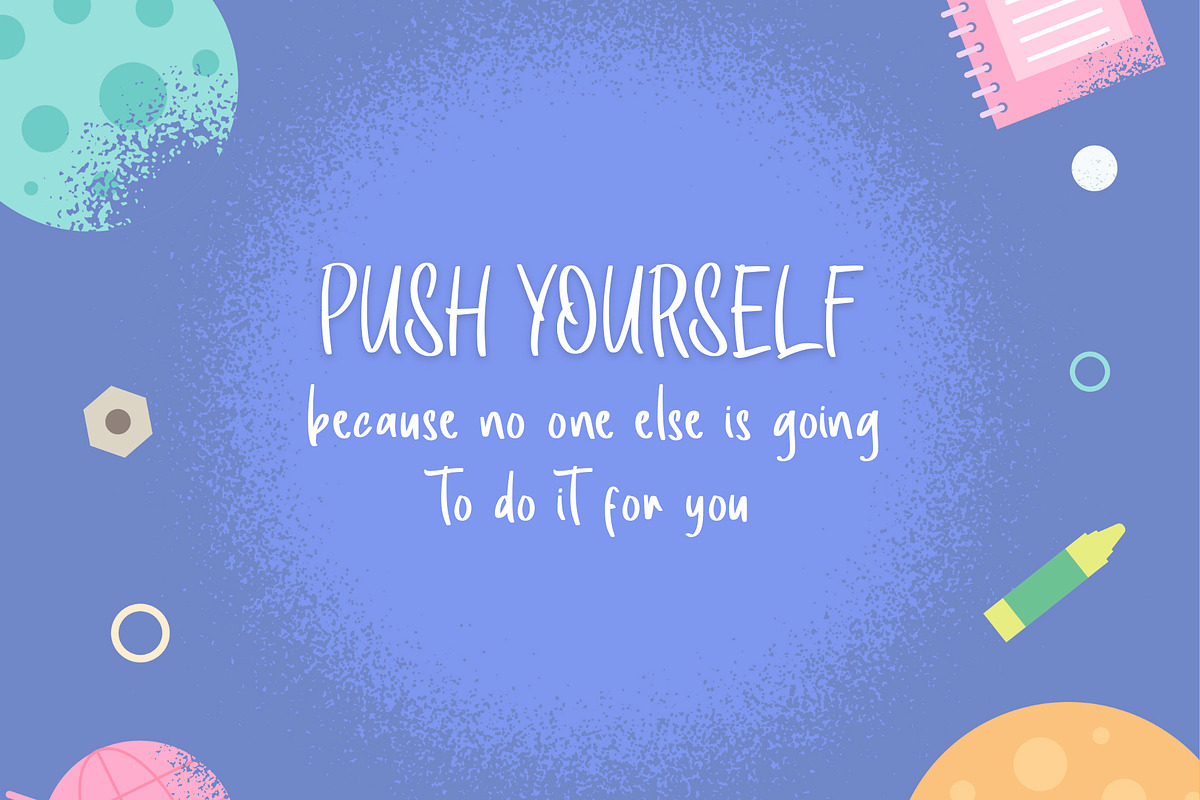 Kids Line - Handwritten Font, a Handwritten Font by alifryanzulfikar (Photo 5 of 8)