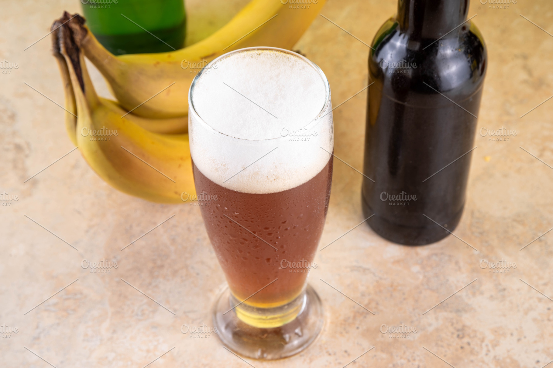 Delicious fermented banana beer or cider, a Food & Drink Photo by Rimma