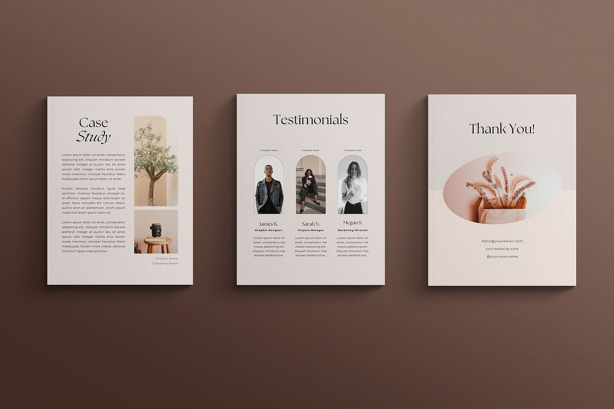 Media Kit Canva Template | EARTHY, a Print Template by Sierra Creative Studio (Photo 6 of 10)