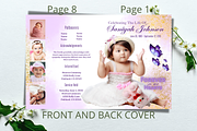 Purple and Gold Funeral Program, a Brochure Template by Feel Inspired Digitals (Thumbnail 5 of 8)