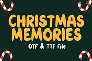 ChristmasMemories | Handwriting font, a Handwritten Font by LivelyAutumn11.11 (Thumbnail 1 of 5)
