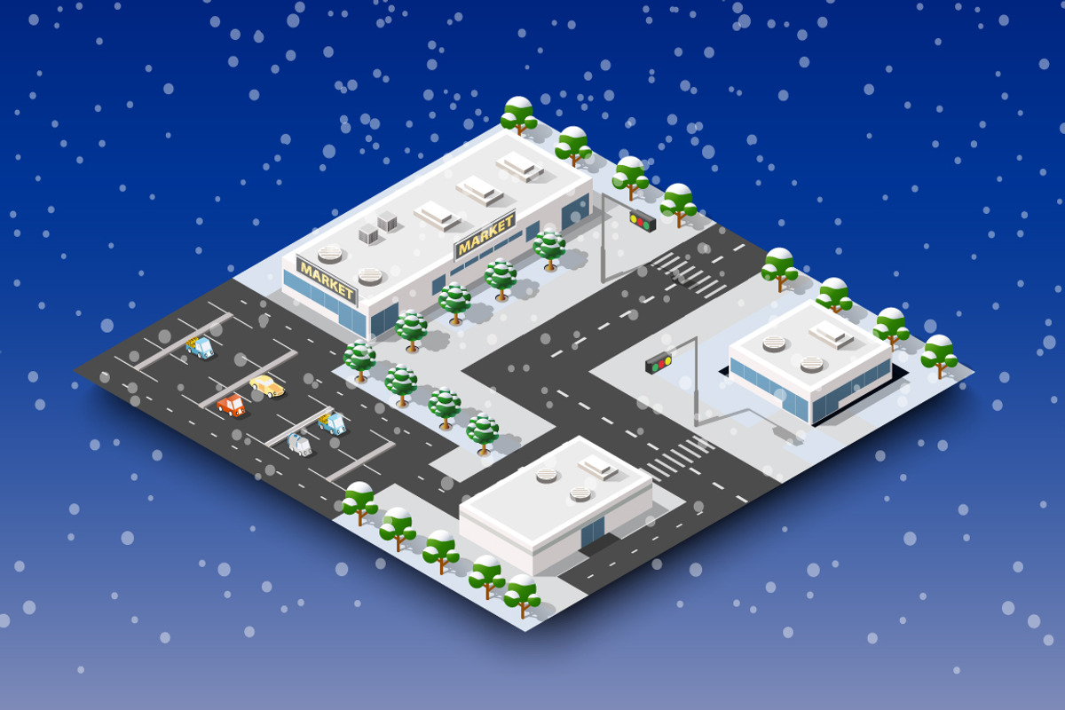 Bundle city set, a Technology Illustration by AlexZeL (Photo 4 of 13)