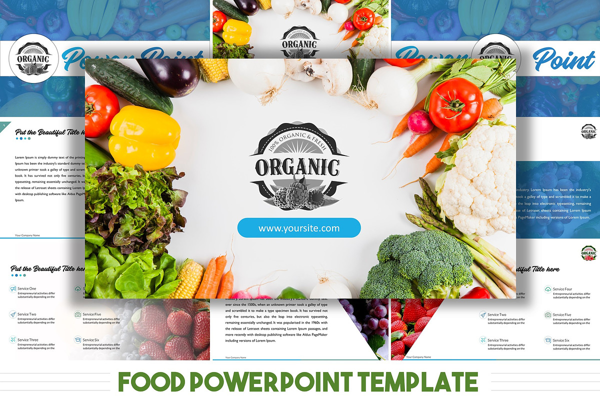 [PPTX] Food PowerPoint Presentation, a Presentation Template by litoondev (Photo 26 of 27)