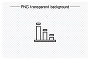 Data Pie Chart and Graph Icons Set, an Outline Icon by Designfour (Thumbnail 6 of 7)