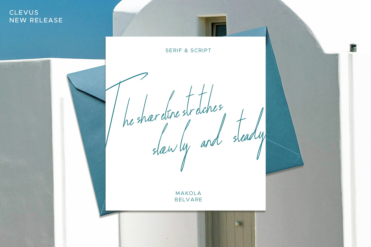 Makola Belvare | Font Duo, a Sans Serif Font by ClevUs (Photo 3 of 12)