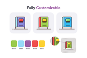 Office Supplies Icons, a Duotone Icon by Brickclay (Thumbnail 4 of 9)
