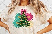 Colorful Boho Glitter Christmas Tree, an Illustration by Craft Nest (Thumbnail 6 of 6)