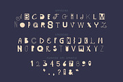 Fun hand drawn uppercase font, a Sans Serif Font by Popova (Thumbnail 2 of 7)
