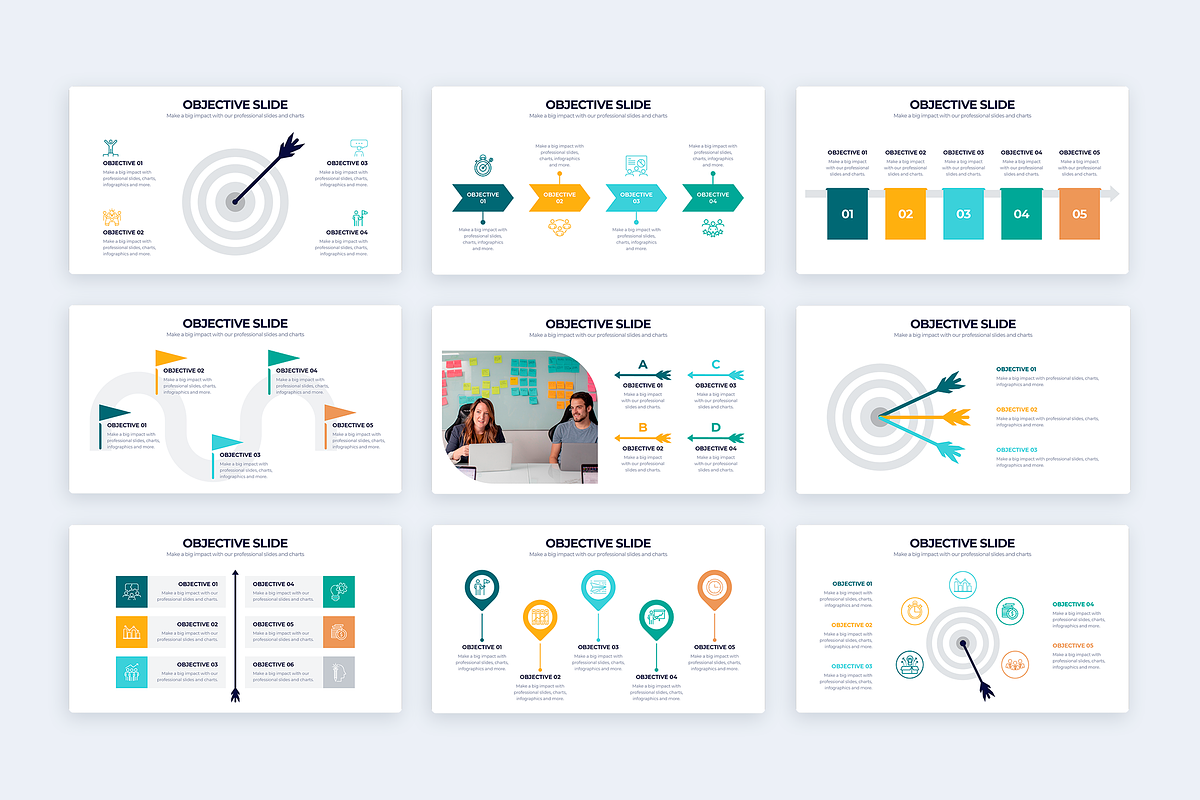 Objective Powerpoint Templates, a Presentation Template by Slidesmash (Photo 2 of 4)