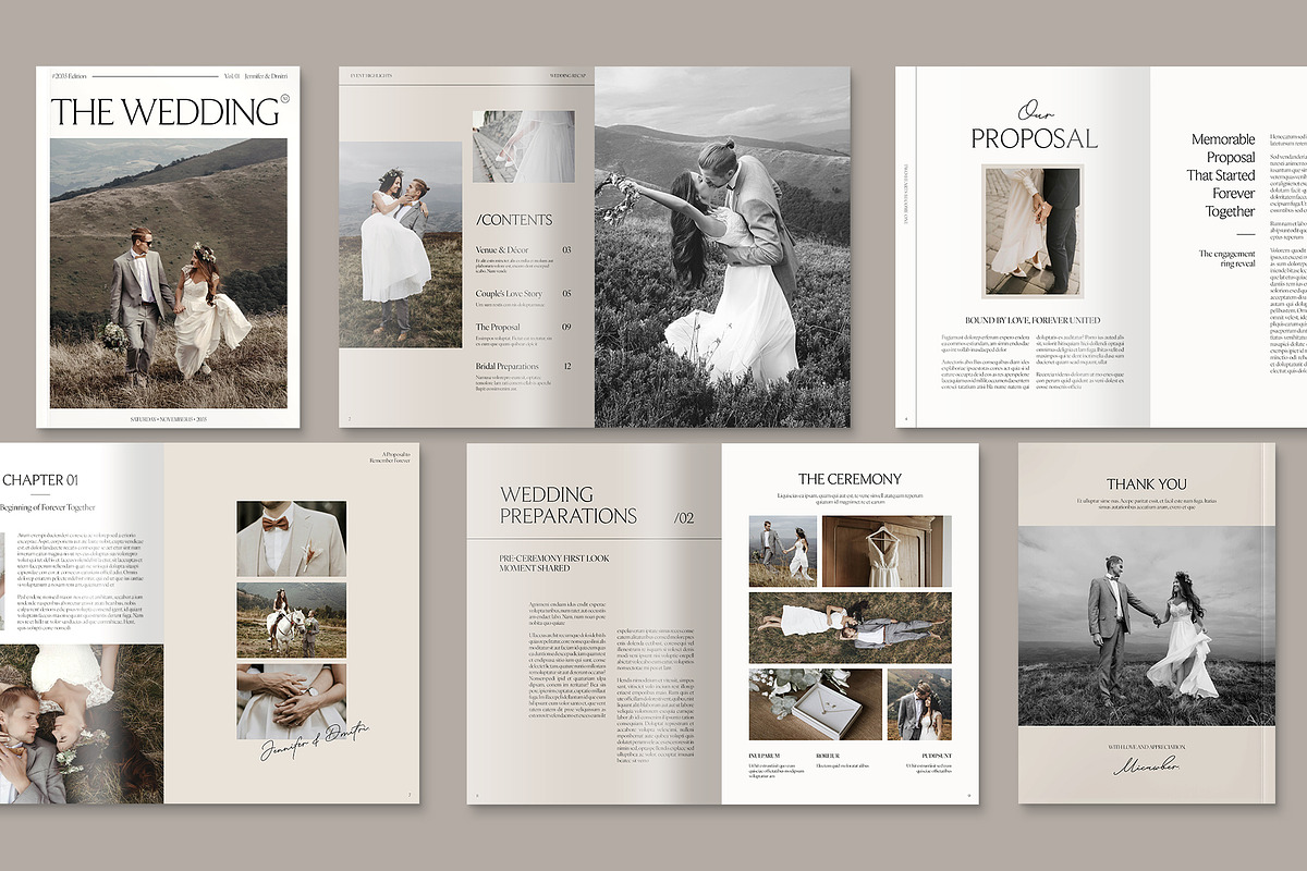 Wedding Magazine Template, a Brochure Template by BrandPacks (Photo 2 of 5)