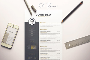 PSD CV Resume