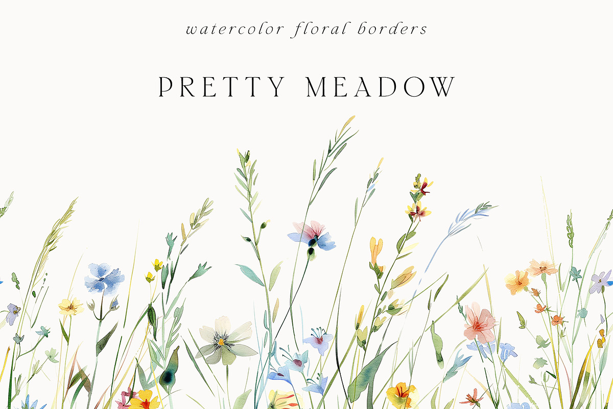 Waterolor Floral Borders Bundle, a Decorative Illustration by Lana Elanor (Photo 43 of 97)
