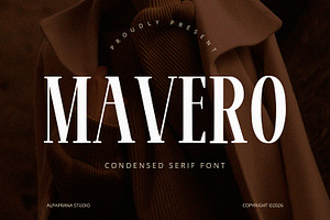 Mavero - Serif Font