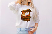 Fall Gnome Clipart Autumn  Bundle., an Illustration by SVGArt (Thumbnail 4 of 8)