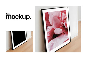 Frame Mockup #103, Black Portrait, a Print Template by Kzara Visual Concepts