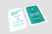Bi-Fold A5 Brochure Mock-up, a Books & Magazine Mockup by Illusiongraphic (Thumbnail 14 of 25)