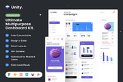 Unity Dashboard Kit, a HTML Template by Creative Perspective (Thumbnail 1 of 8)