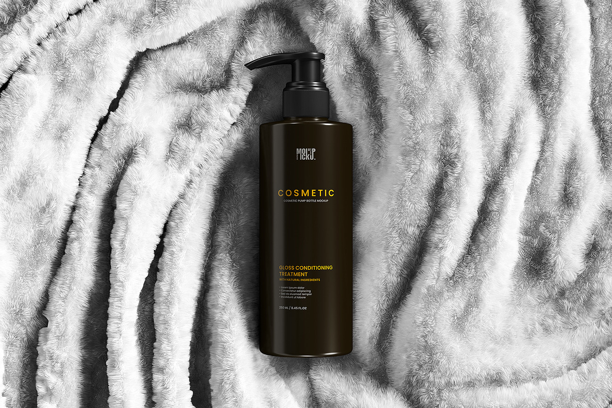 Cosmetic Pump Bottle Mockup Design, a Packaging Mockup by Artnivora.Std (Photo 2 of 6)