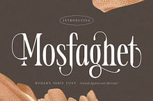 Mosfaghet Modern Serif Font