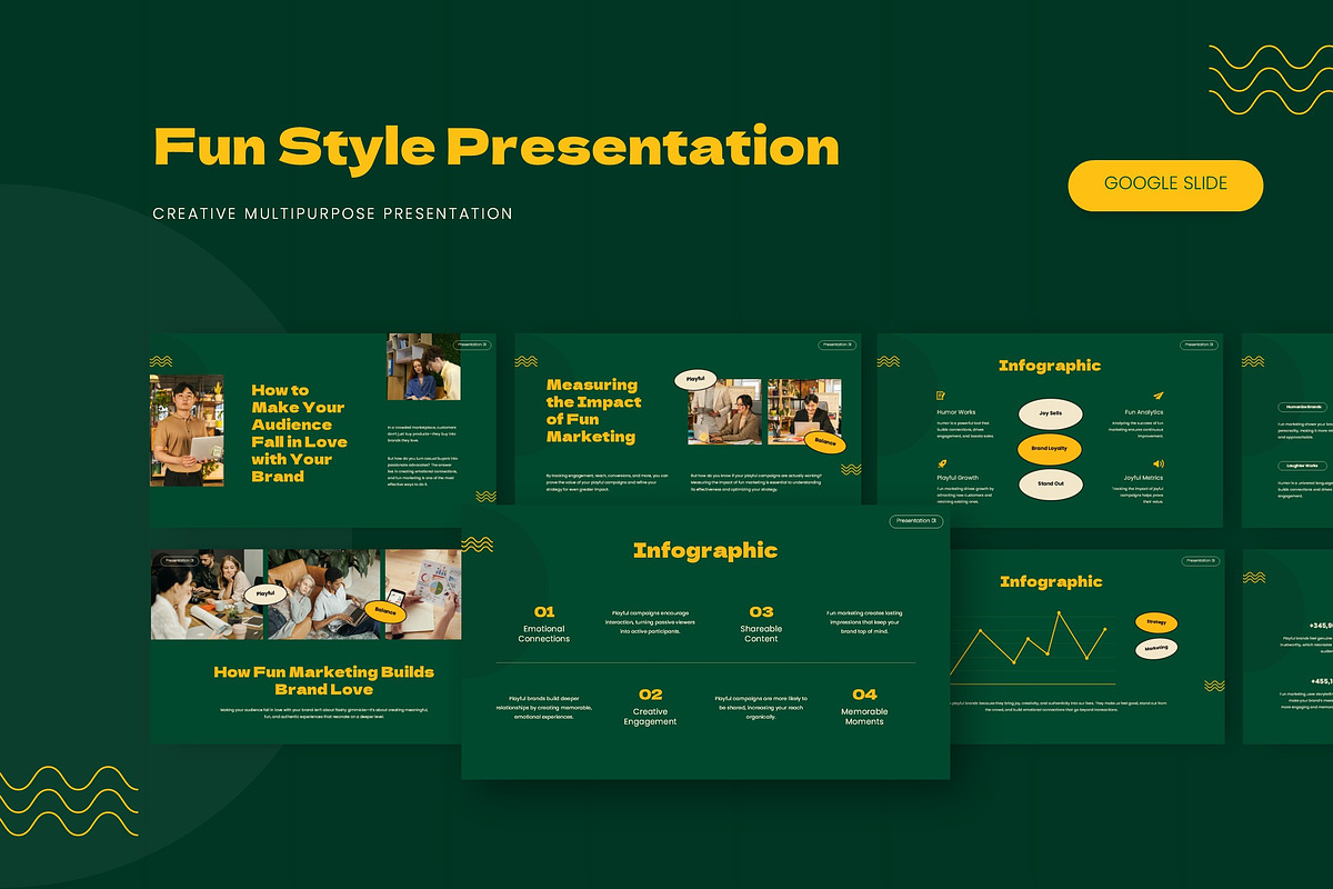 Fun Style - Google Slide, a Presentation Template by AQR Studio (Photo 1 of 3)