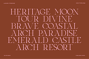 Laxura – Elegant Ligature Serif Font, a Serif Font by CCS Type (Thumbnail 2 of 16)