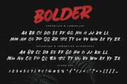 BOLDER - Smallcaps SVG Brush Font, a Font by Hustle Supply Co. (Thumbnail 2 of 6)