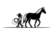 Western Cowboy Horse Silhouette Bund, an Illustration by Designs_River (Thumbnail 3 of 51)