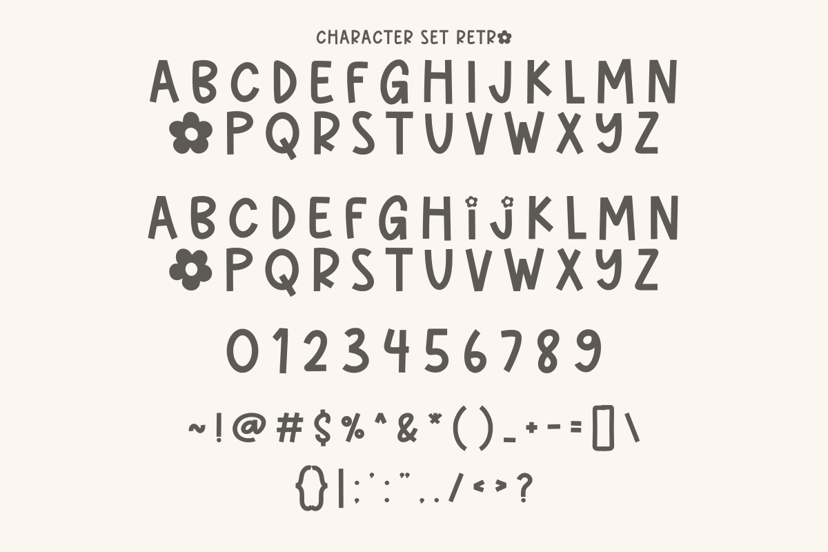 Flowers Blooming, a Handwritten Font by SaktiAvellin (Photo 4 of 7)