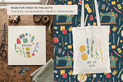 Hand-Drawn Sewing Collection, an Object Illustration by Irina Ostapenko (Thumbnail 7 of 10)