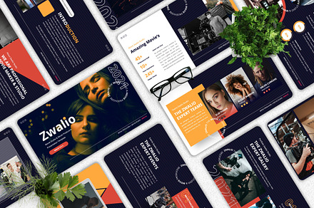 Zwalio - Movie Maker Powerpoint, a Presentation Template by Dhabee