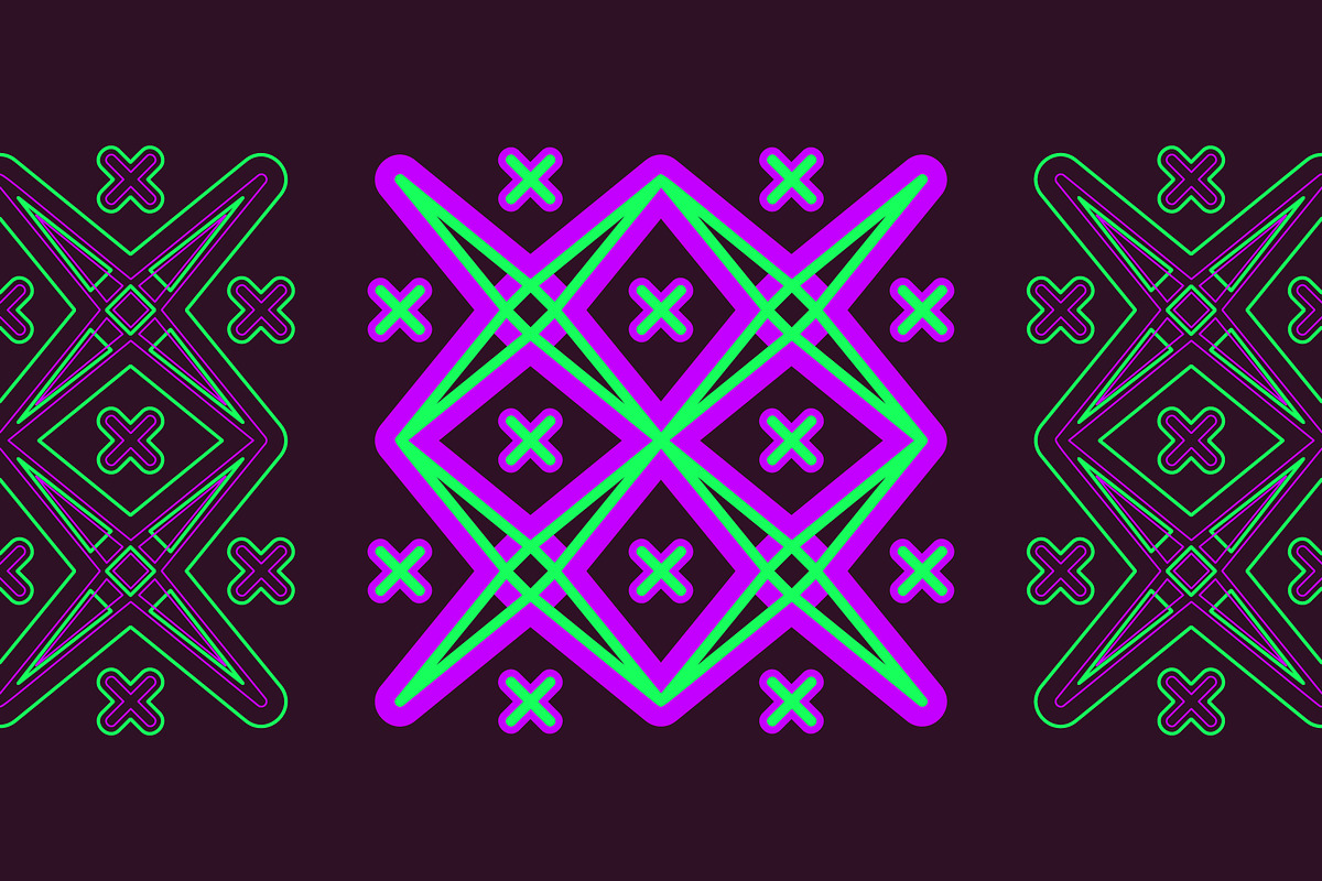 Kiriko – Layered Pattern Font, a Font by Kevin Foley Fonts (Photo 5 of 13)