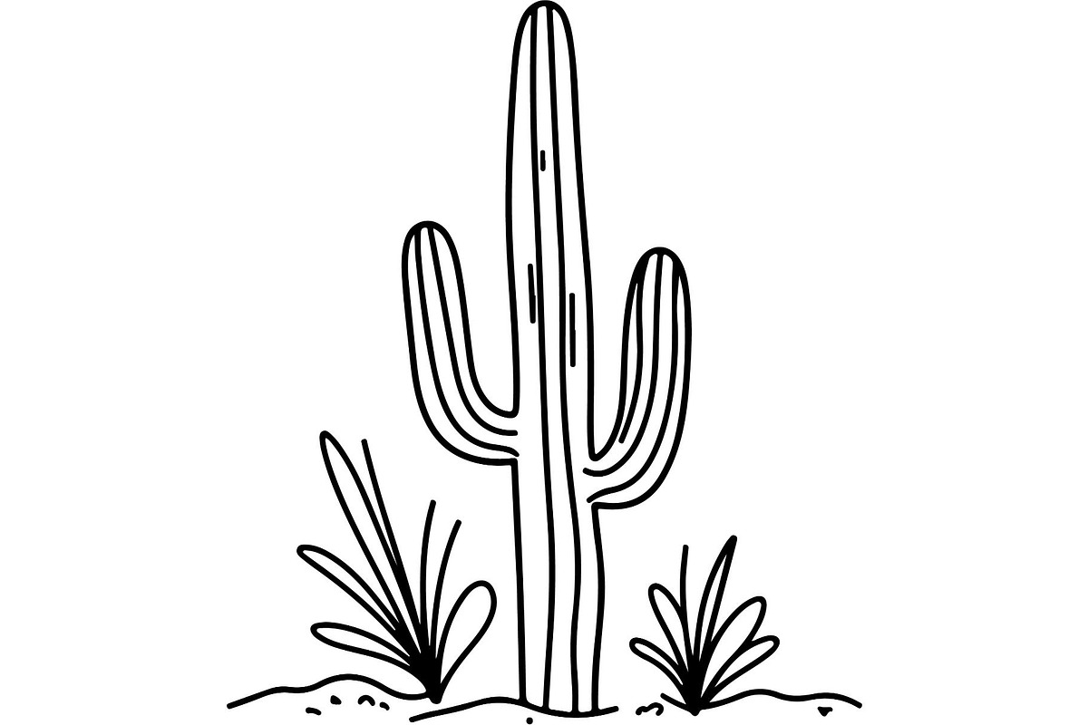 Desert Cactus SVG Bundle, an Object Graphic by Designer_Momina (Photo 14 of 16)