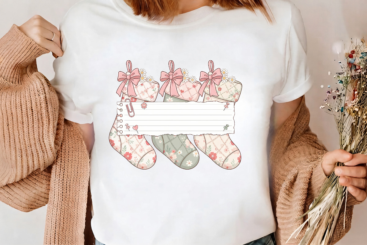 Custom Name Christmas Stockings PNG, a Seasonal Illustration by CrexoraLab (Photo 3 of 4)