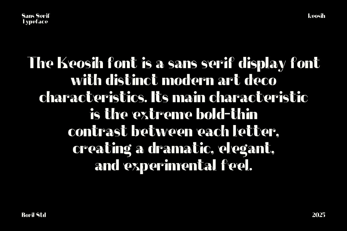 Keosih - Sans Serif Aesthetic Bold, a Sans Serif Font by Boril Std (Photo 7 of 10)