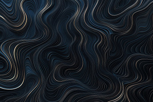 A dark 3D backdrop with organic line, a Photo by Pavel_design