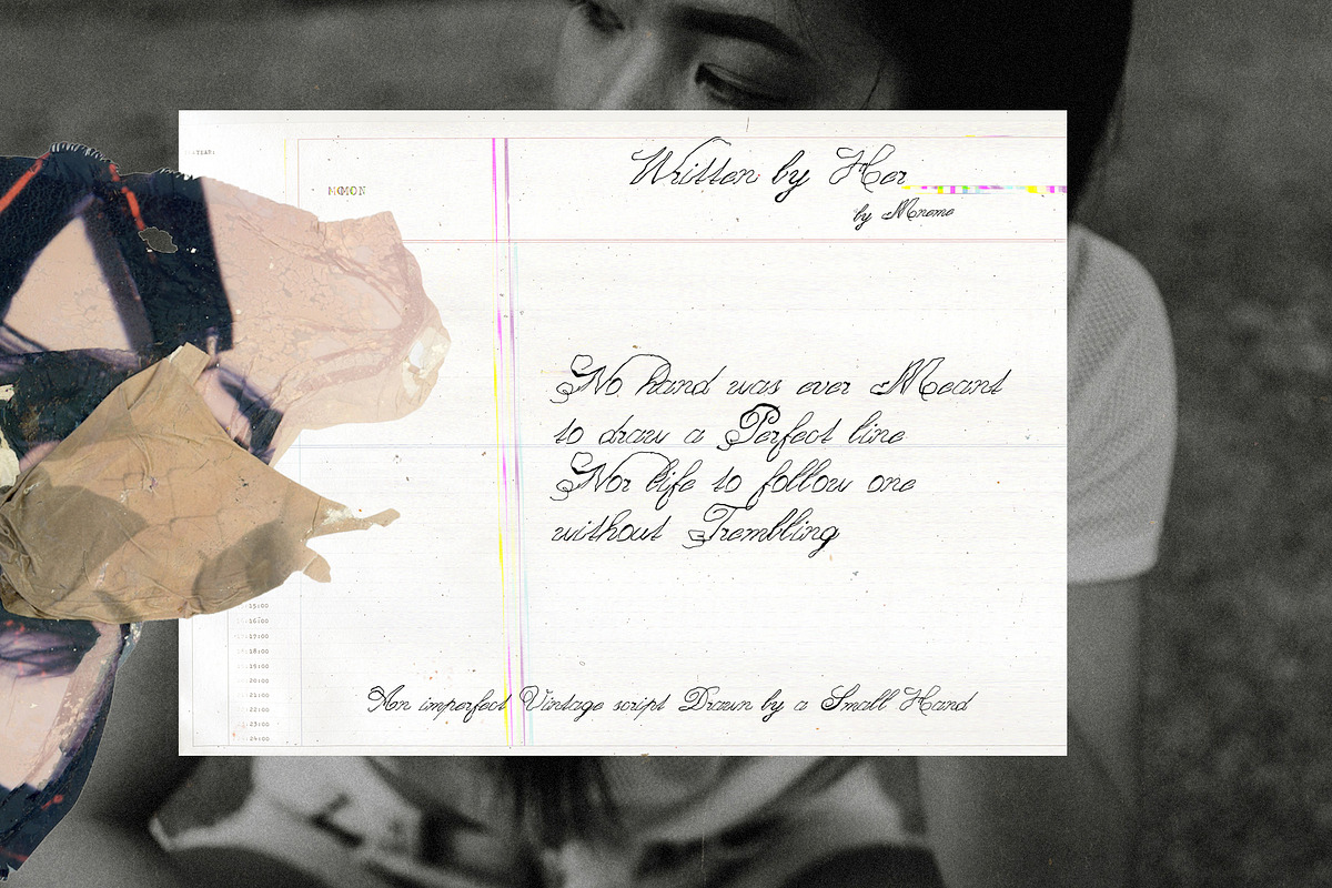 Written by Her: Handwritten Script, a Handwritten Font by Mneme (Photo 3 of 10)
