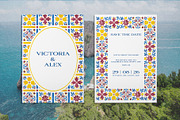 Mediterranean Azuléjo Watercolor, a Decorative Illustration by YarovaArt (Thumbnail 4 of 15)