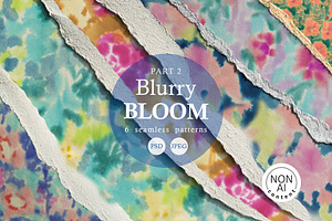 Blurry bloom. Part 2, a Pattern Graphic by emeraldthue