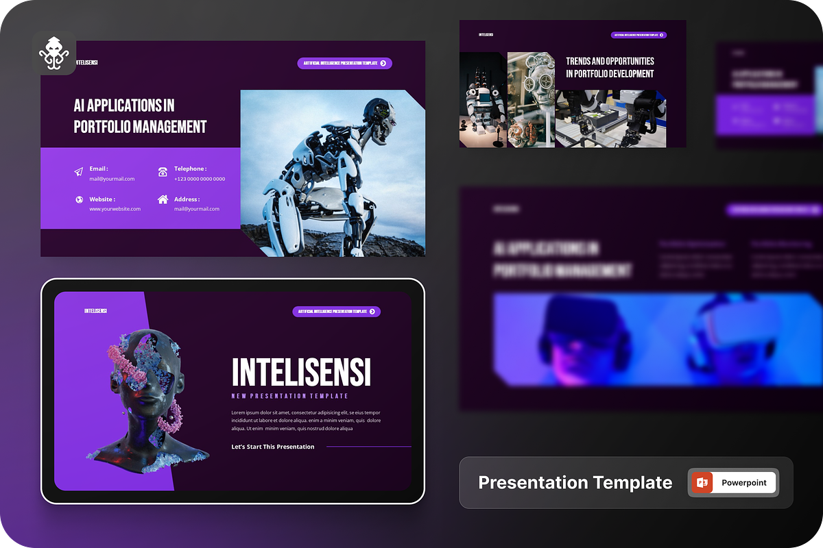 Artficial Intellegence PowerPoint, a Presentation Template by SquidPixey (Photo 1 of 6)