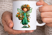 Whimsical Summer Fairy Clipart PNG, a Seasonal Illustration by Canvas Craft (Thumbnail 5 of 6)